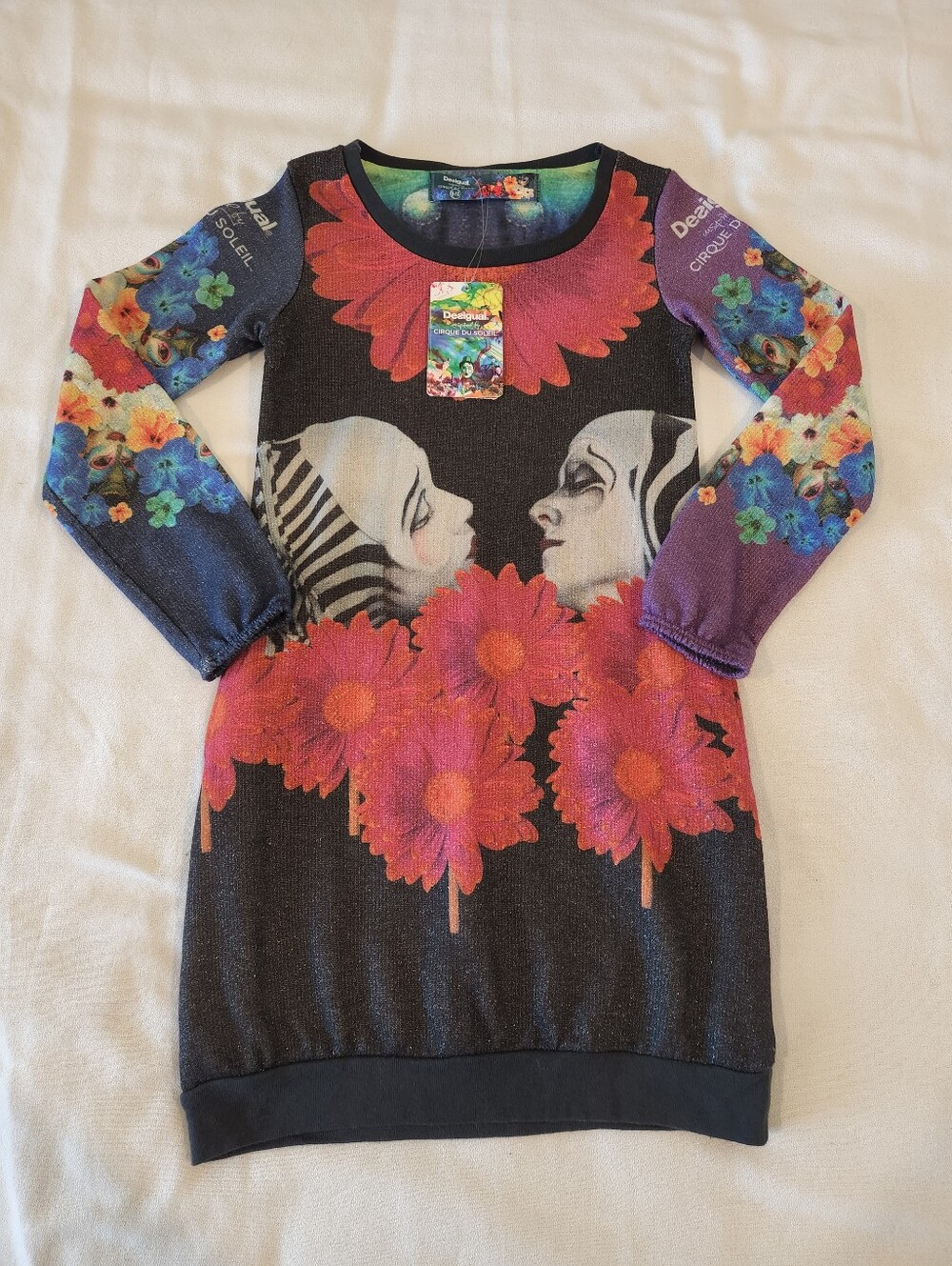 NWT Desigual Cirque Du Soleil Girls Tunic/Dress Size 9/10